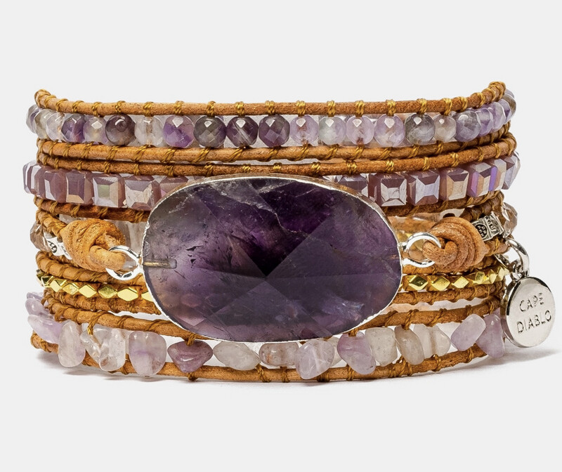 Amethyst Imperial Wrap Bracelet