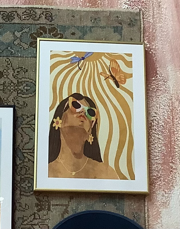 Sun Woman Art Print