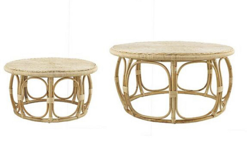 Round Rattan Tables