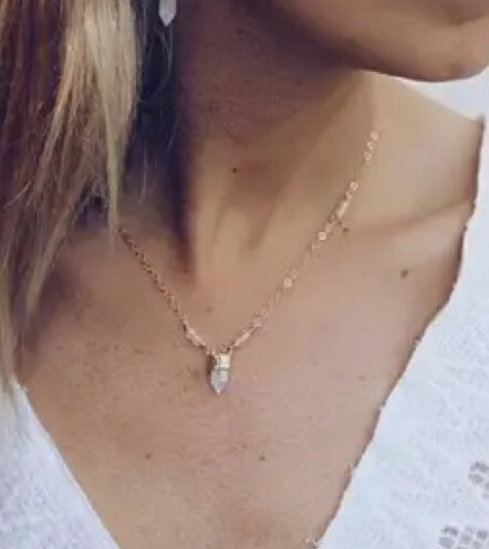 Moonstone Wand Necklace