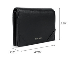 Black Vegan Leather Anna Wallet