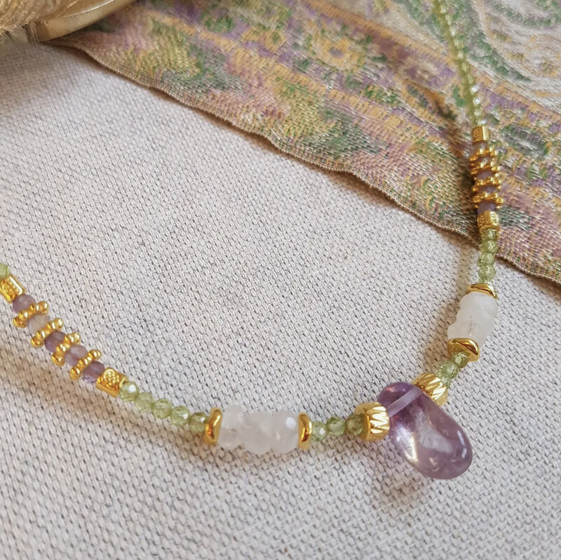 Venuka Peridot Necklace