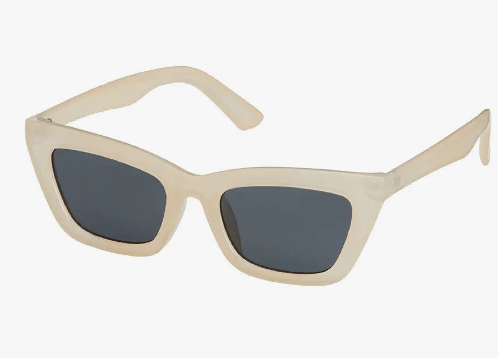 Milky Beige Cat Eye Sunglasses