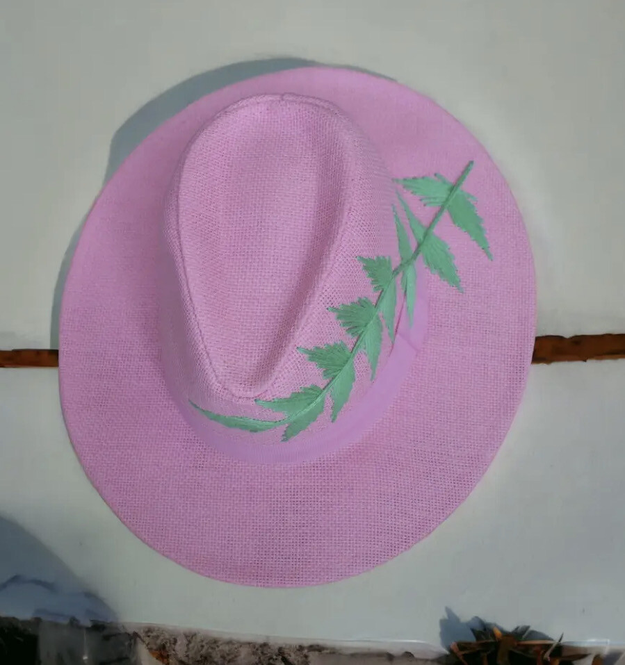 Capri Pink Straw Hat