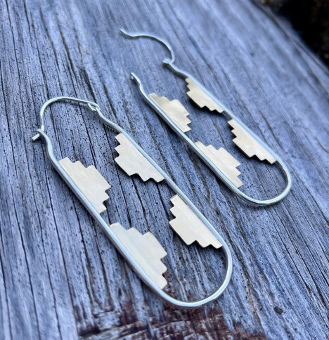Southwestern Hoop Earrings
