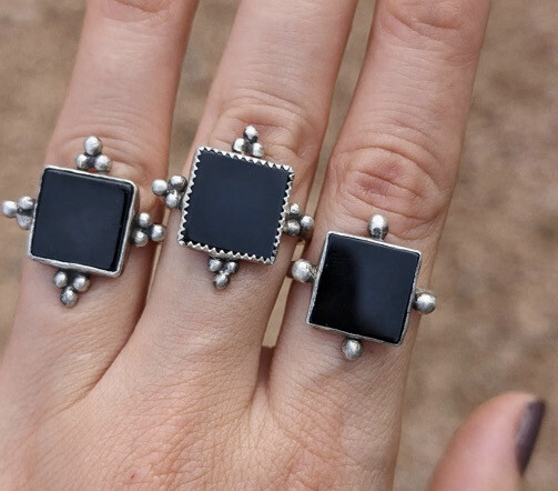 Sacred Onyx Ring