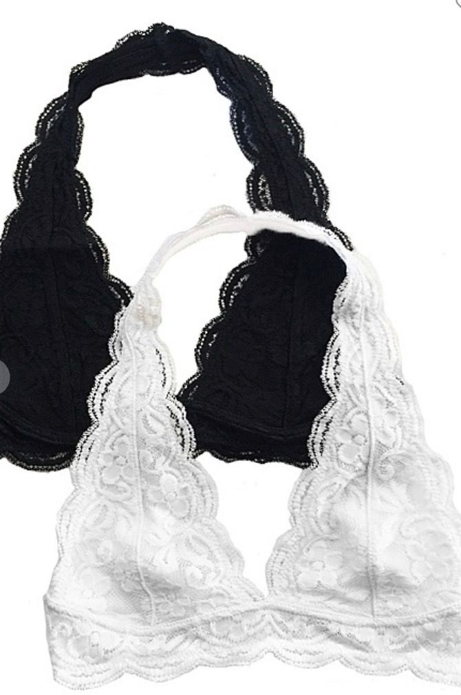 Lace Halter Bralette (2 Colors)