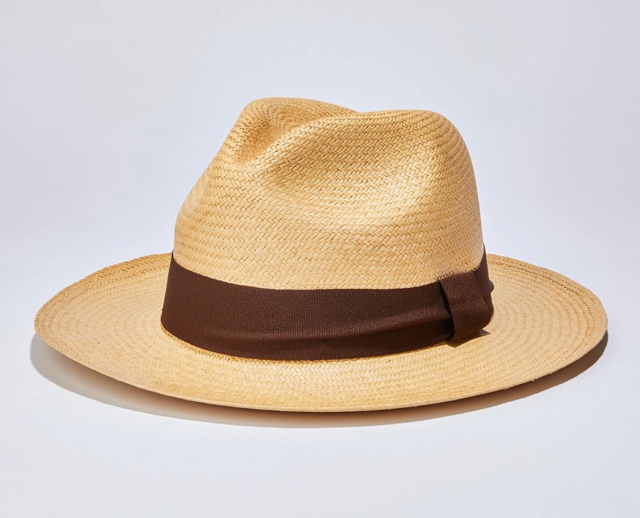 Classic Beige Panama Straw Hat