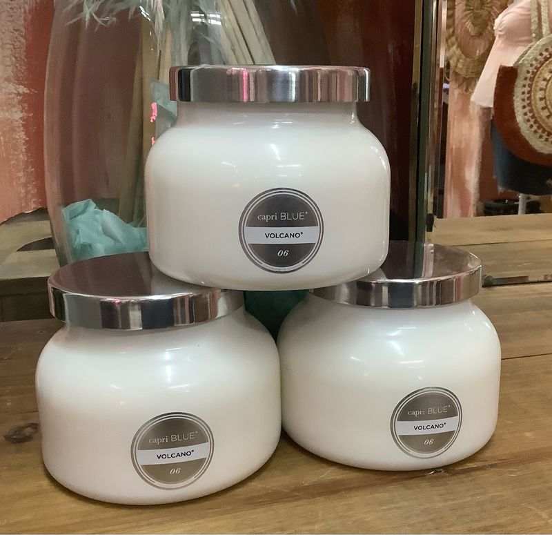 Capri Blue Volcano White Signature Jar 19oz Candle