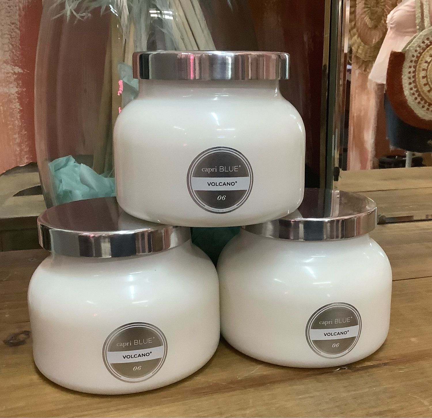 Capri Blue Volcano White Signature Jar 19oz Candle