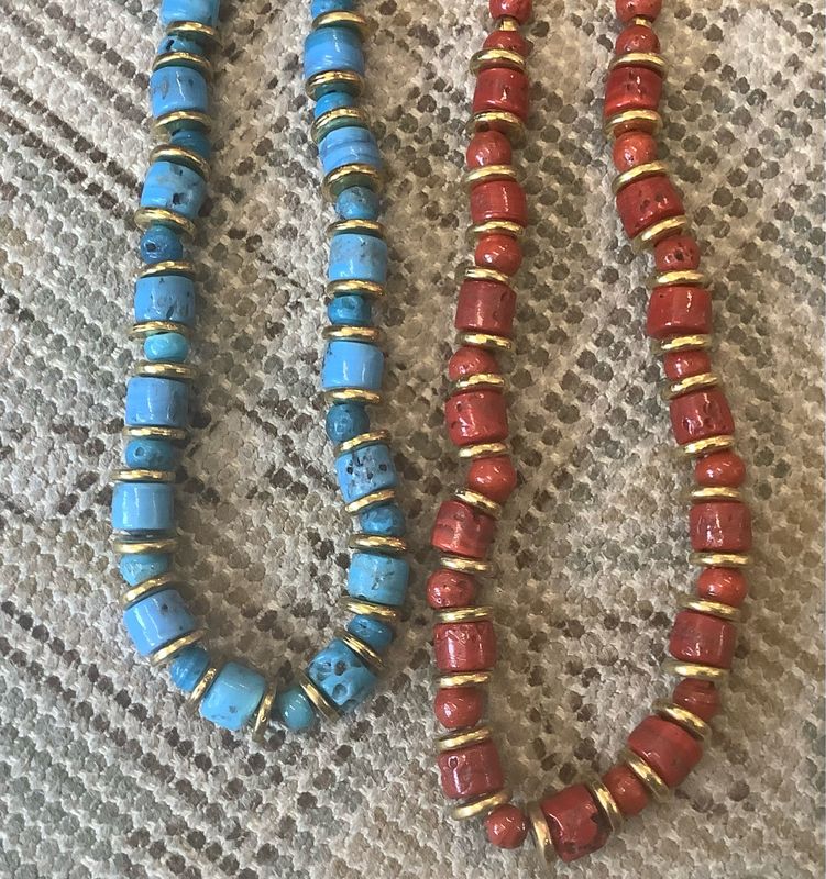 Colorful Bead Statement Necklaces