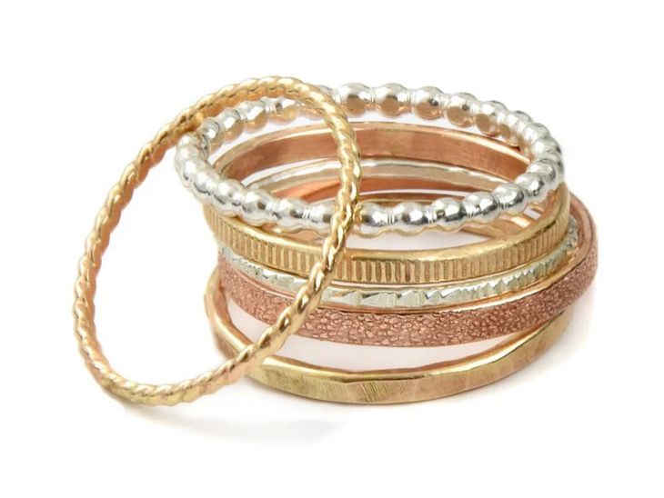 Rachel Mix Stack Ring
