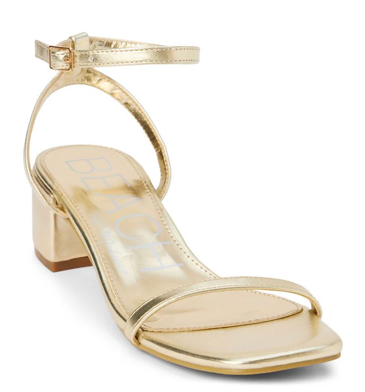 Gold Belle Strappy Sandal