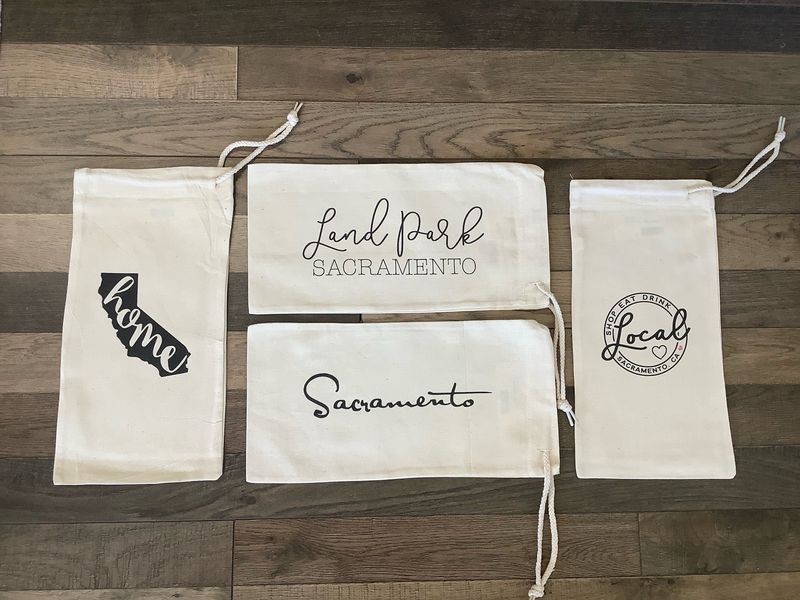 Local Canvas Wine Bags