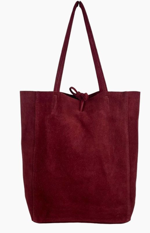 Suede Leather Tote Bag (3 Colors)