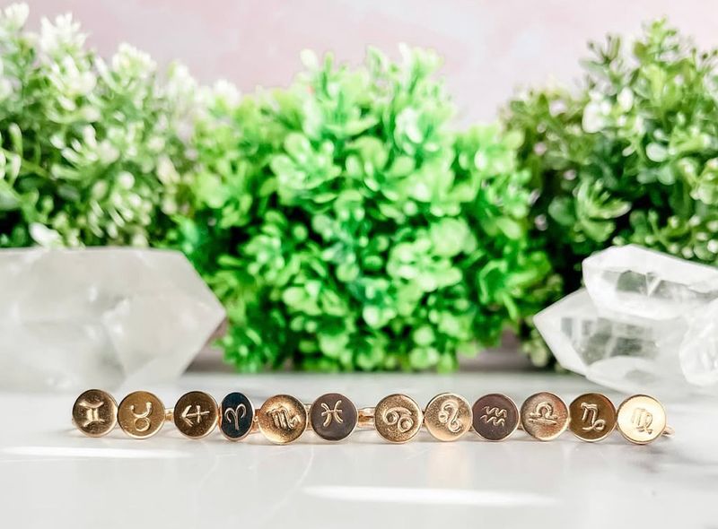 Zodiac Symbol Rings
