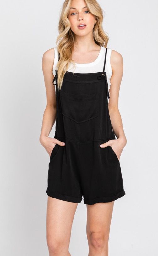 Black Cami Romper