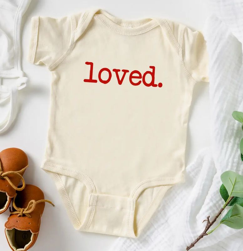 Natural Loved Infant Bodysuit