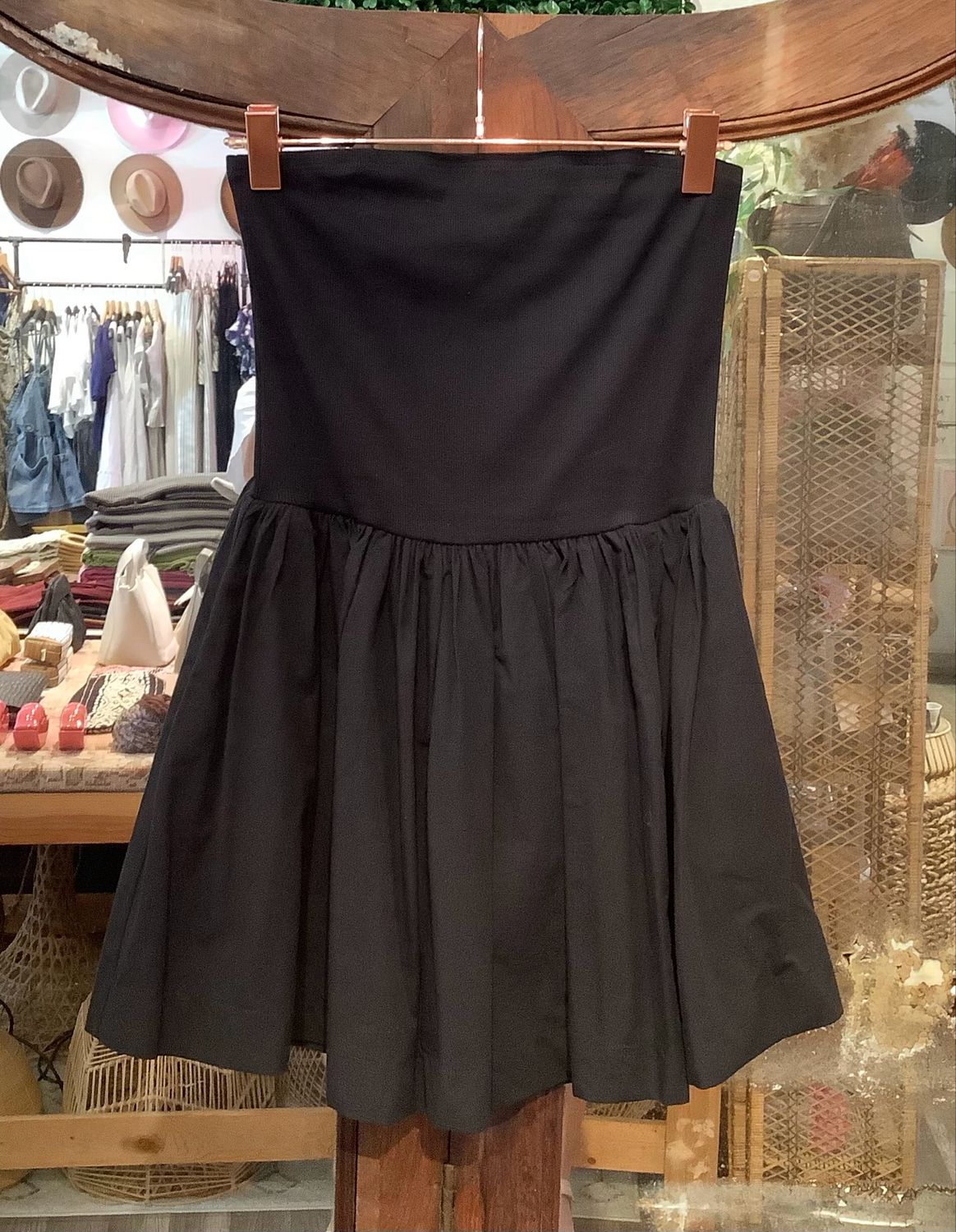 Strapless Mini Dress (2 Colors), Color/Size: Black (S)