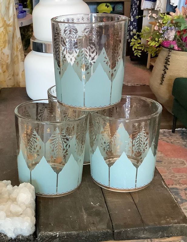 Aquarius 18K Gold Rocks Glasses (Set/4)