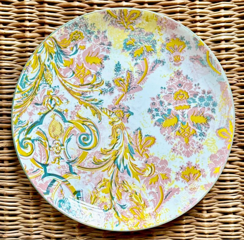 Summer Floral Porcelain Dinner Plate