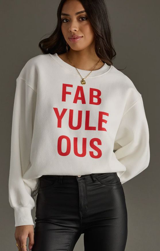 White FabYULEous Sweatshirt