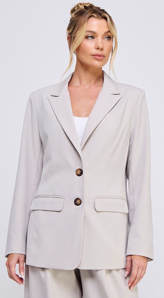2 Front Button Blazer (2 Colors)