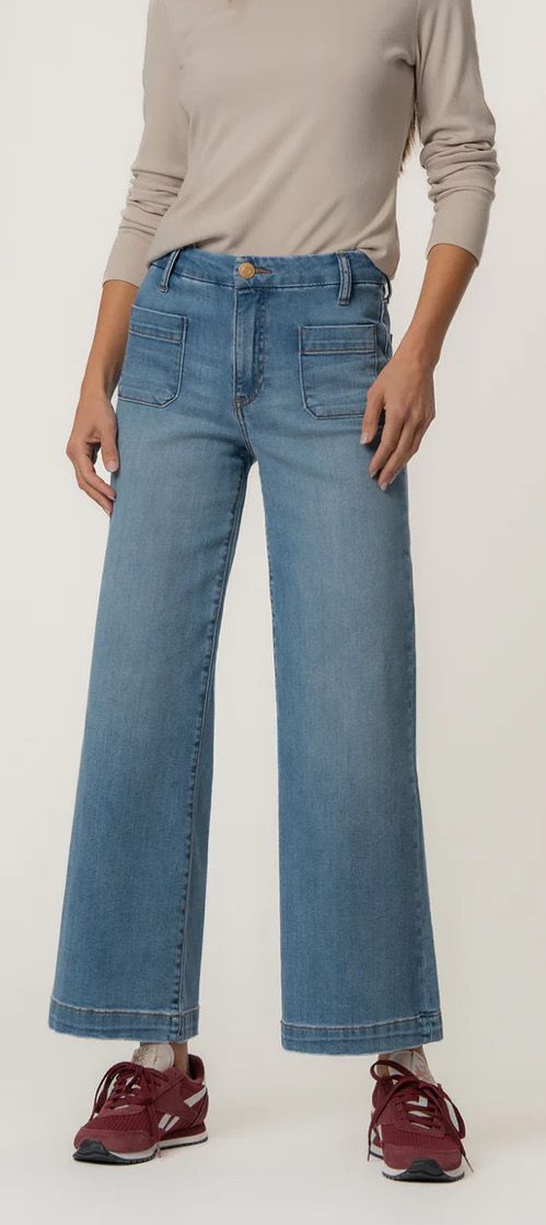 Meg (Totally) High Rise Wide Leg Jean