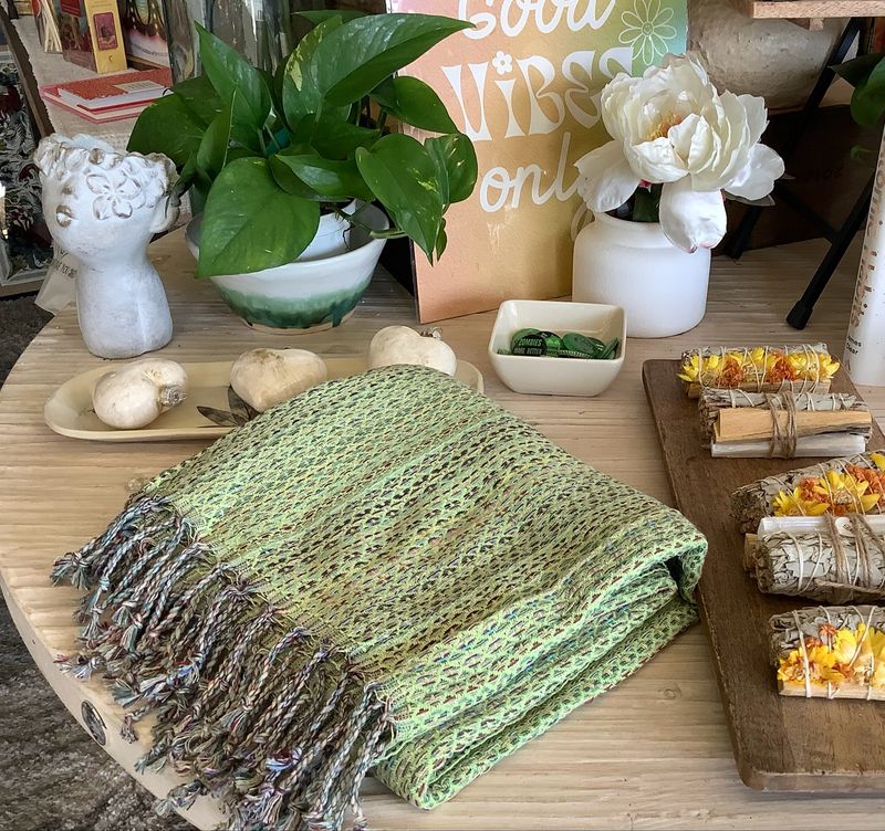 Lime Green Turkish Blanket