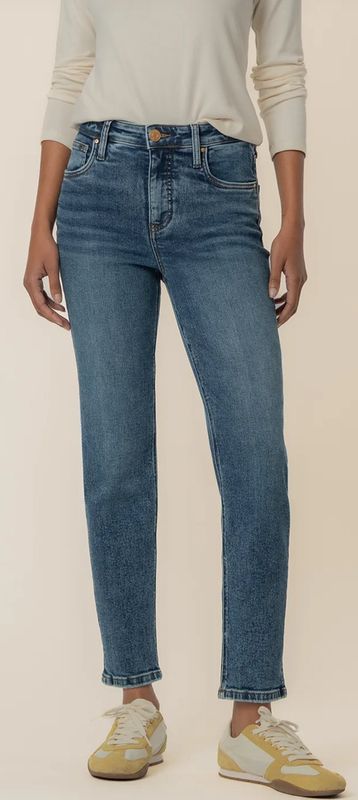 Rachael (Radiant) High Rise Fab Ab Mom Jean