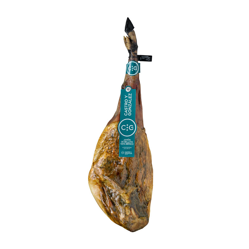 Jamon 100% Iberico de Bellota Premium Guijuelo Castro y Gonzalez Bone-In (8.01kg)