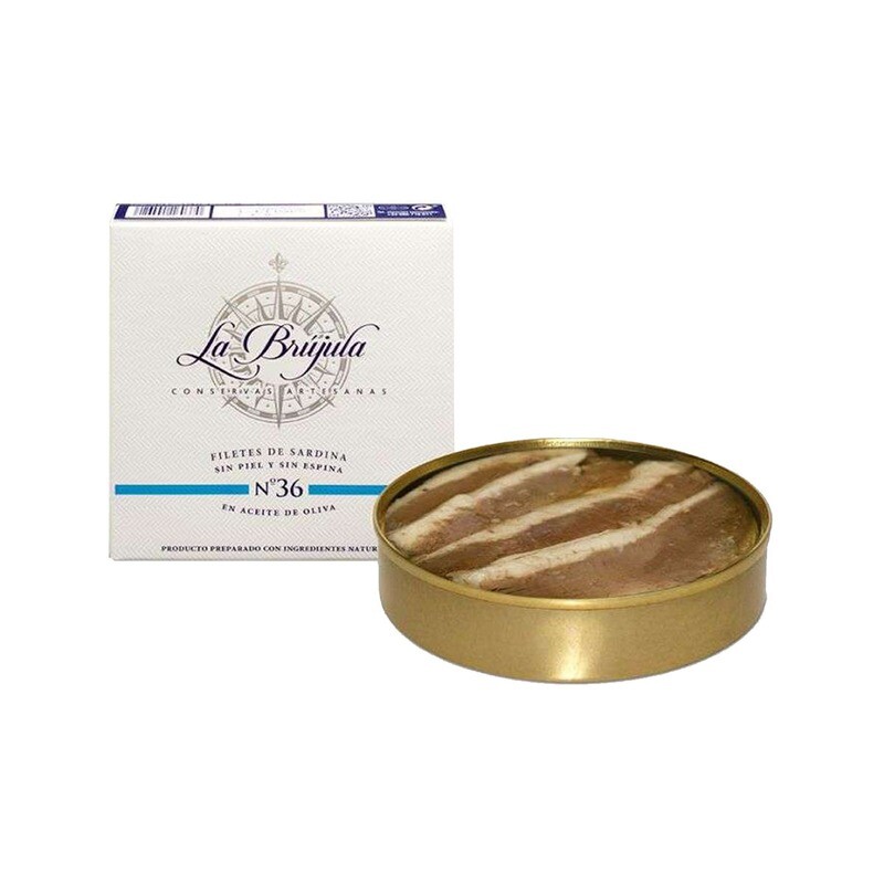 La Brujula N36 Small Sardines Fillets without Skin and Bone