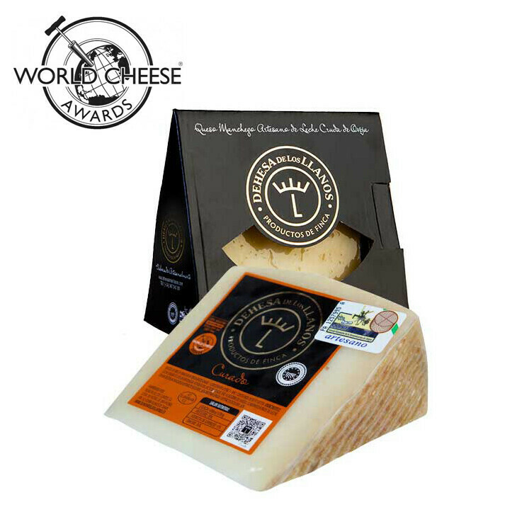 D.O. Dehesa de los Llanos Artisan Cured Manchego Cheese Wedge (180-220g)