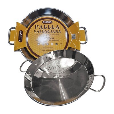 El Cid Stainless Steel Paella Pan Induction 28cm