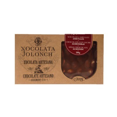 Jolonch Artisan Milk Chocolate Almonds 200g