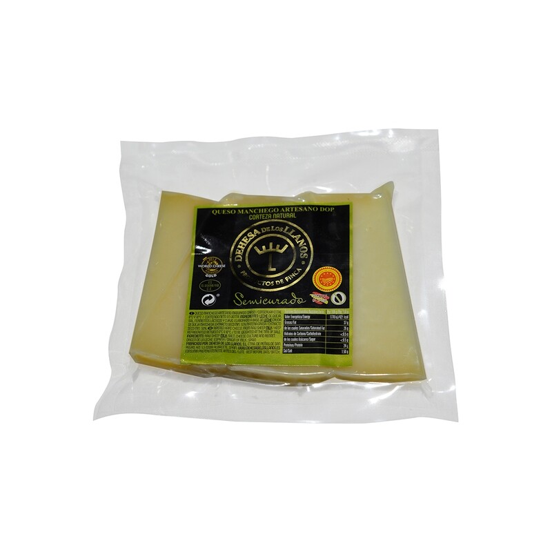 D.O Dehesa de los Llanos Artisan Semi-cured Manchego Cheese Sliced (Approx. 80-90g)