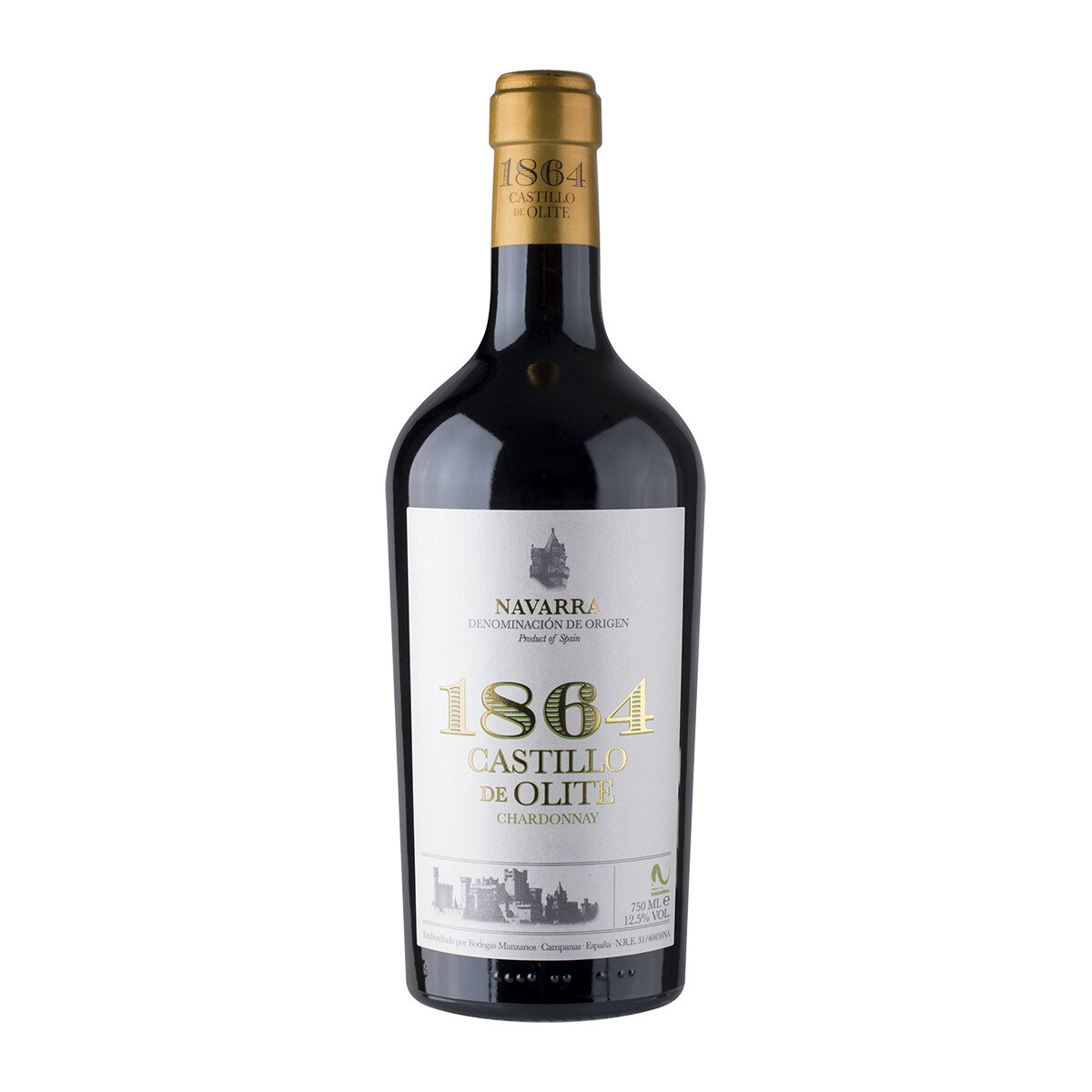 Bodegas Manzanos &#39;1864 Castillo de Olite&#39; Chardonnay 2023 