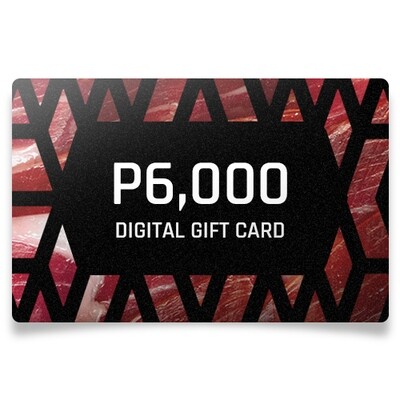 P6,000 Digital Gift Card