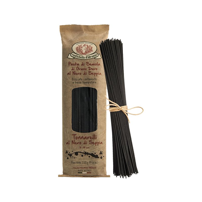 Rustichella d&#39;Abruzzo - Tonnarelli Al Nero Di Seppia 500g
