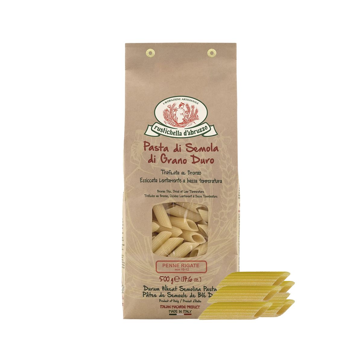 Rustichella d&#39;Abruzzo - Penne Rigate 500g