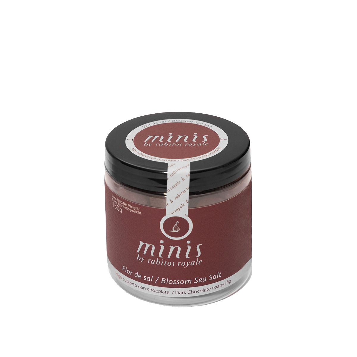 Rabitos Royale Minis Dark Chocolate &amp; Blossom Sea Salt  150g