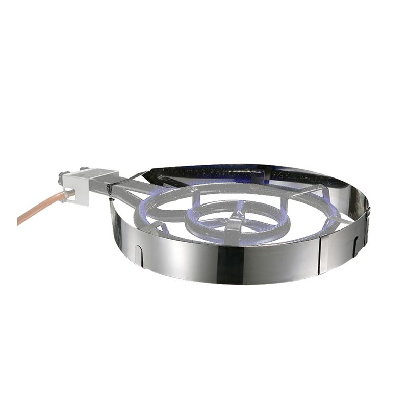 El Cid Wind Cutter (Paraviento Inox.) for Triple Ring Burner