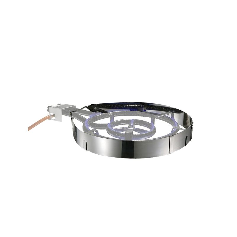 El Cid Wind Cutter (Paraviento Inox.) for Double Ring Burner