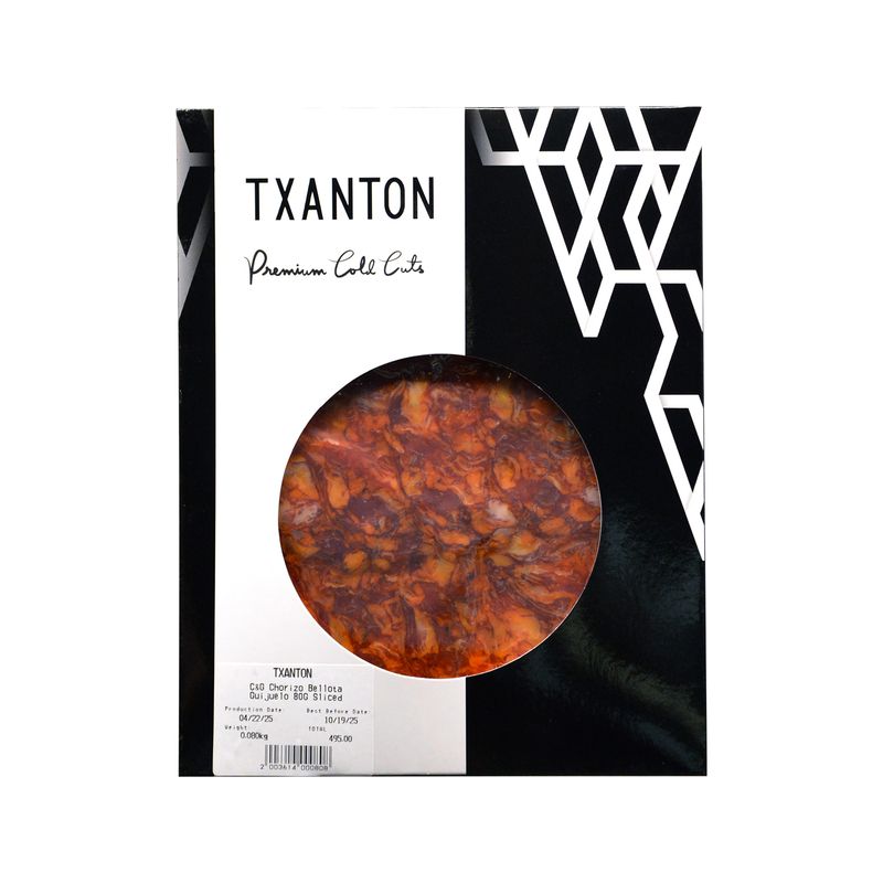 Chorizo 100% Iberico de Bellota Premium Castro y Gonzalez 80g Pack