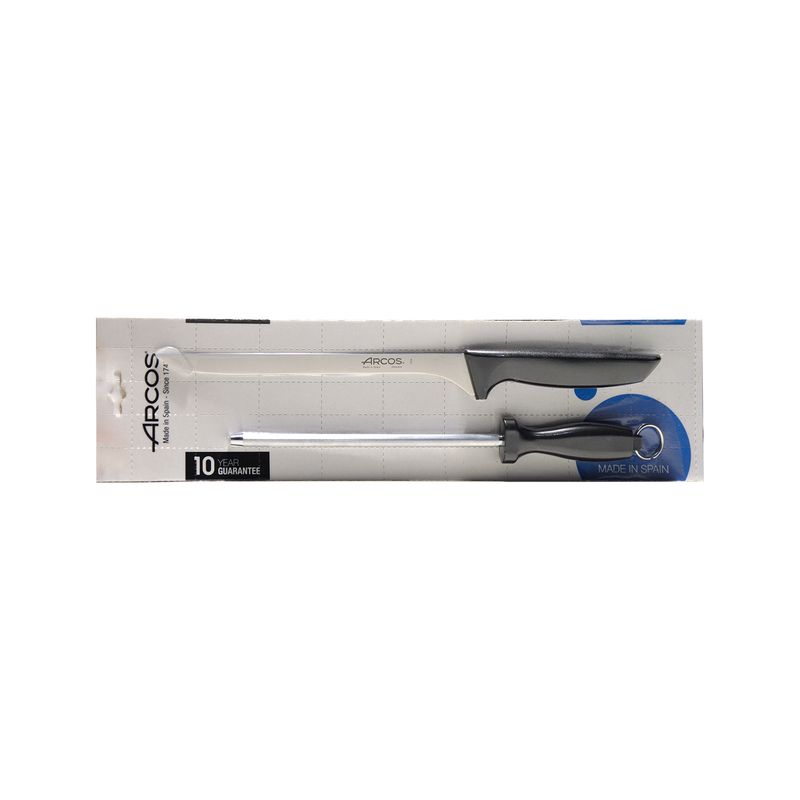 Arcos Knife and Sharpener Set