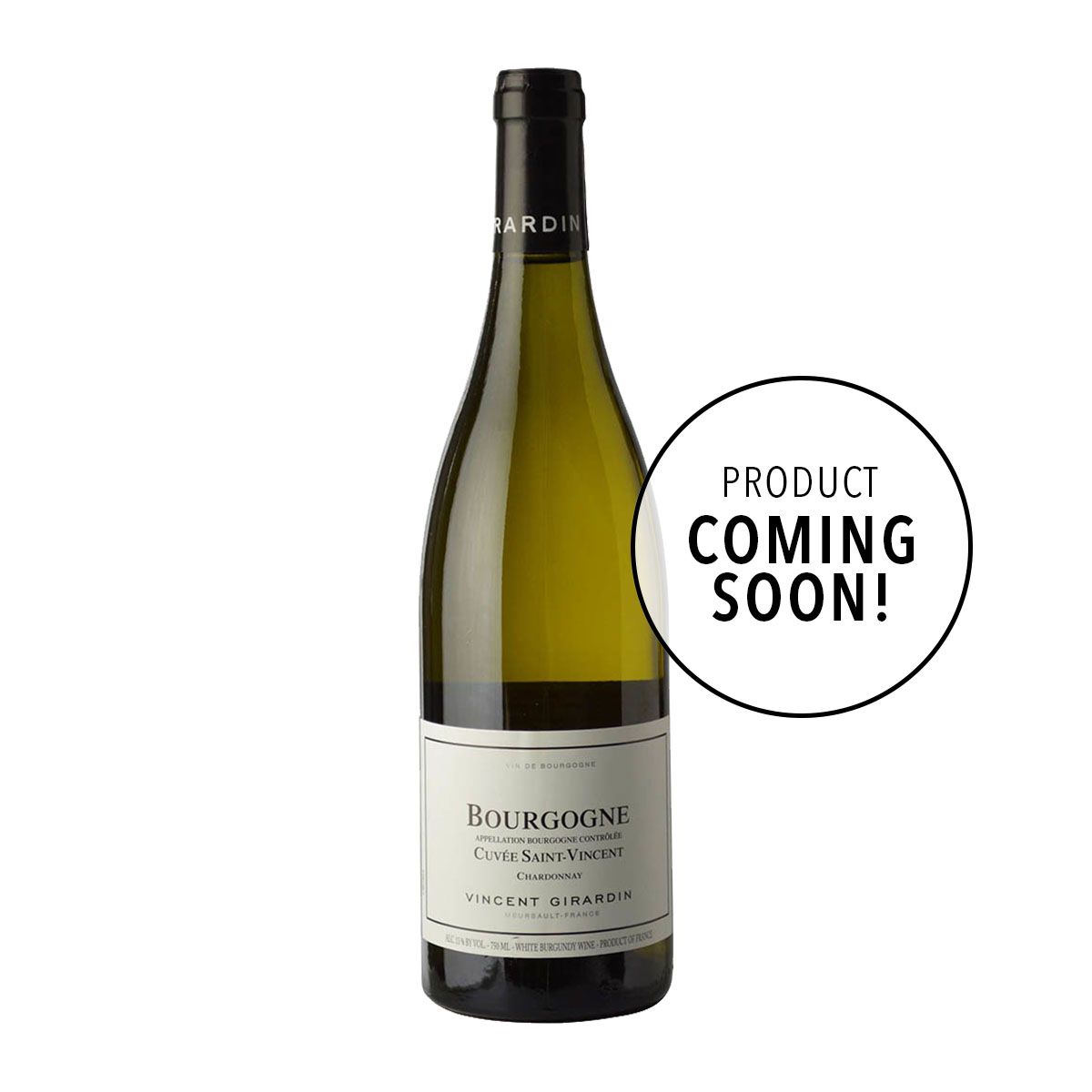 Vincent Girardin Bourgogne Blanc Cuvee Saint-Vincent 2022 (Coming Soon)