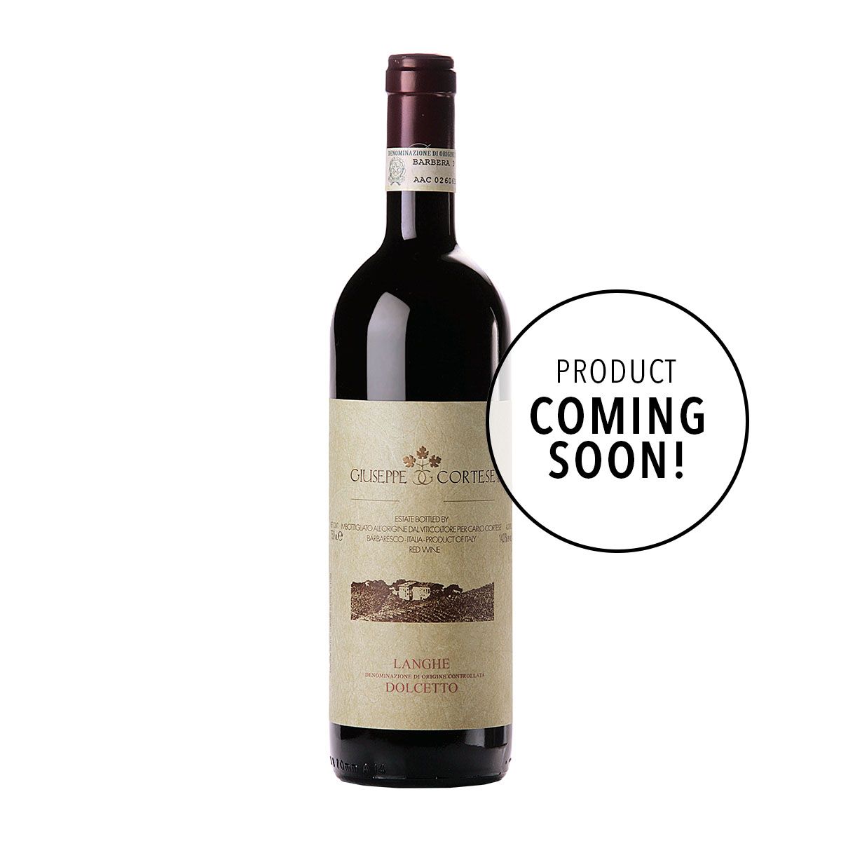 Giuseppe Cortese Langhe Dolcetto 2021 (Coming Soon)