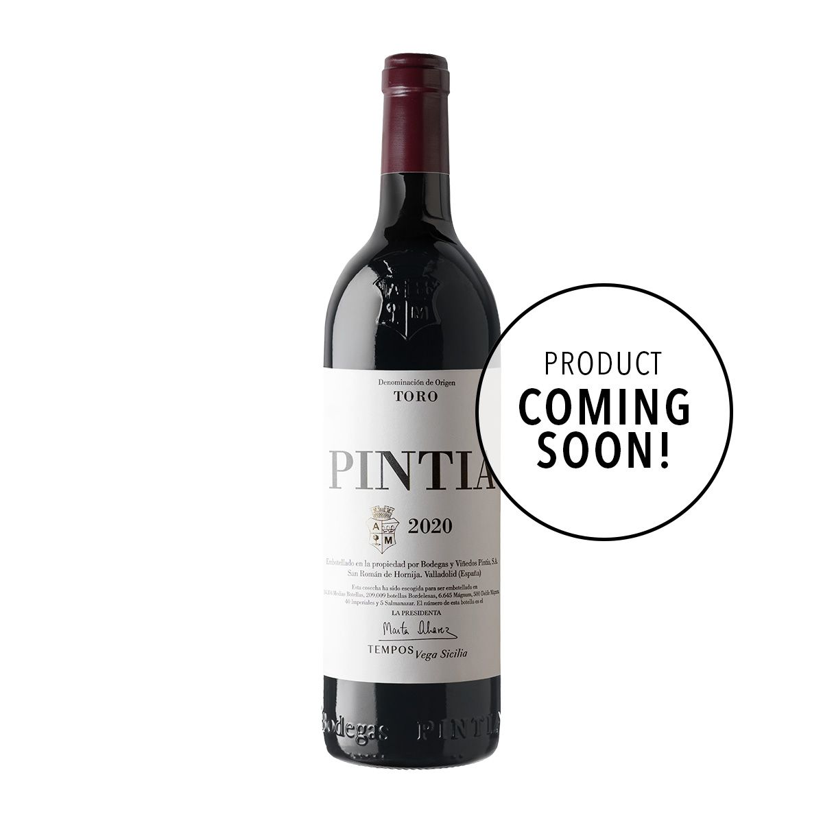 Tempos Vega Sicilia Pintia 2020 1.5L (Magnum Bottle) (Coming Soon)