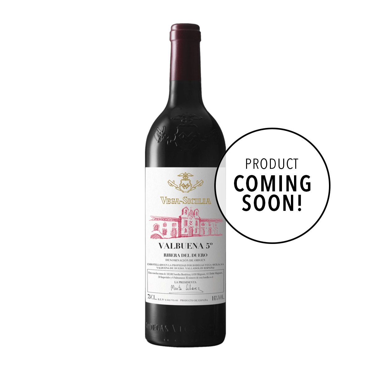 Tempos Vega Sicilia Valbuena 5 año 2020 1.5L (Magnum Bottle) (Coming Soon)