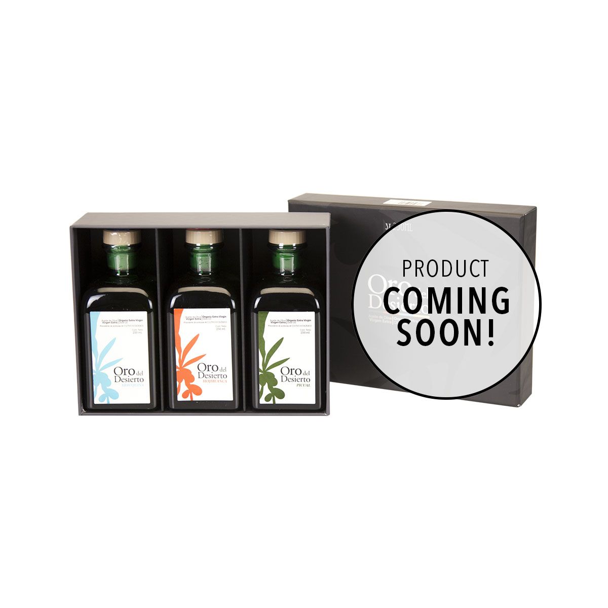 Oro del Desierto Gift Set Monocultivar (EVOO) 3 x 250ml (Coming Soon)